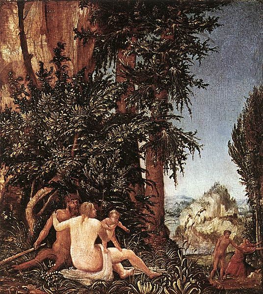 Landscape with Satyr Family